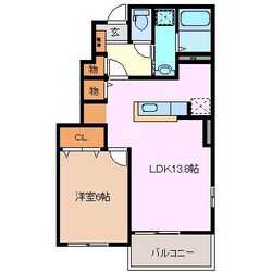 亀山駅 徒歩78分 1階の物件間取画像